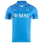 Günstige Fußballtrikots Napoli Kvaratskhelia 77 Heimtrikot 2024-25 Kurzarm